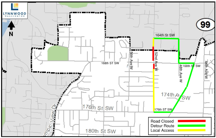 City of Lynnwood Project Update - 2023 Pavement Program - July 21, 2023