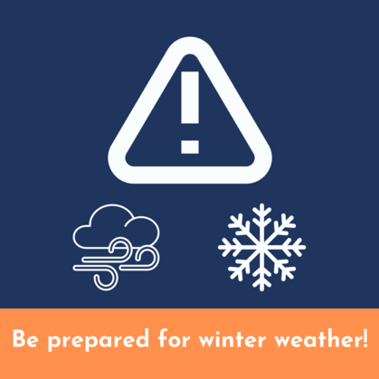 Be prepared for winter weather