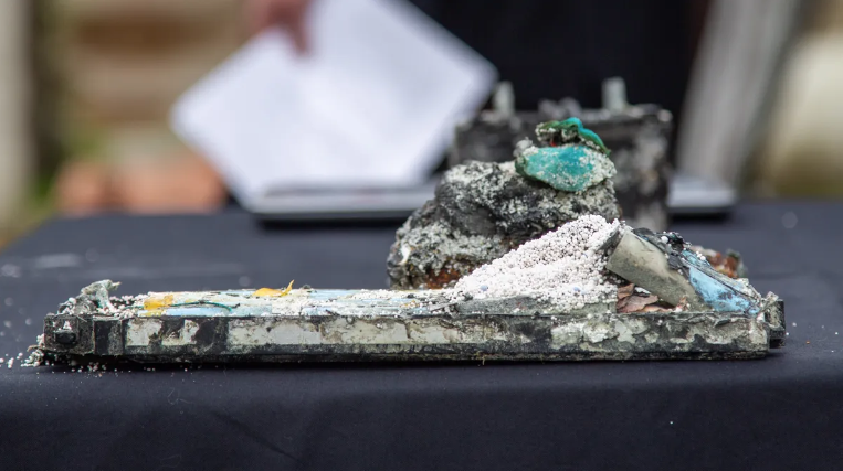 exploded electronic device