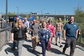 Group tour of the SCT