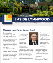 The cover of the latest issue of Inside Lynnwood