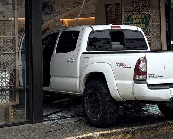 Vehicle into building