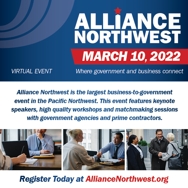 Alliance NW 2022 Graphic with star and blue and red background
