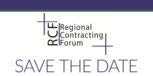 Regional Contracting Forum Save the Date