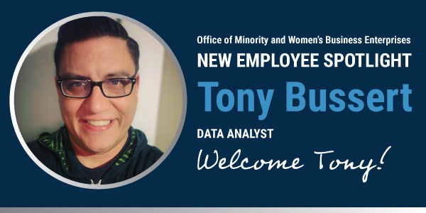 New Employee Spotlight - Tony Bussert
