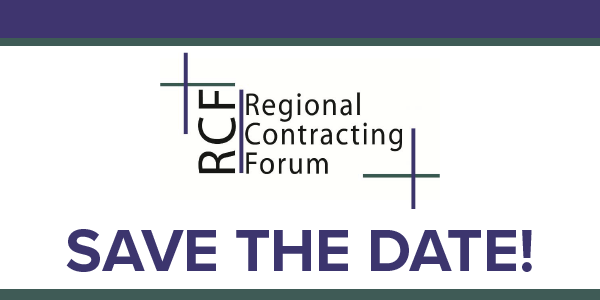 Regional Contracting Forum 2024 Save the Date!