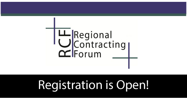 Save the Date for the Regional Contracting Forum!