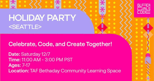 Black Girls Code Holiday Party