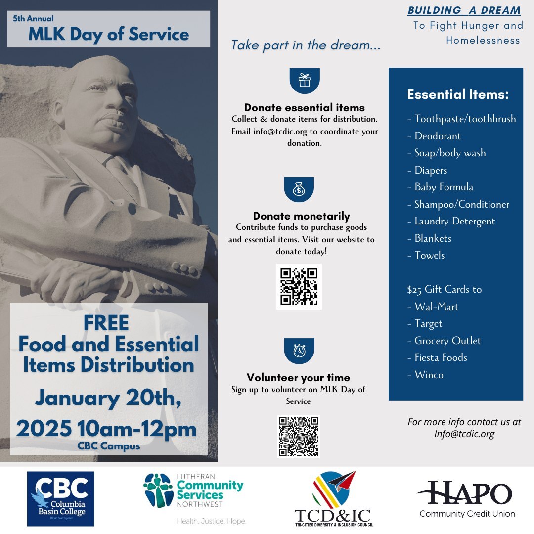 MLK Day of Service Pasco 2025