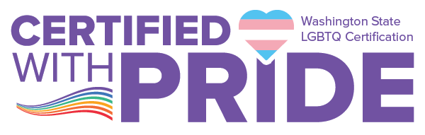 Certified With Pride LGBTQ Business Certification