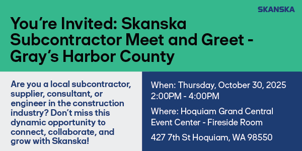 Skanska Hoquiam Outreach Event