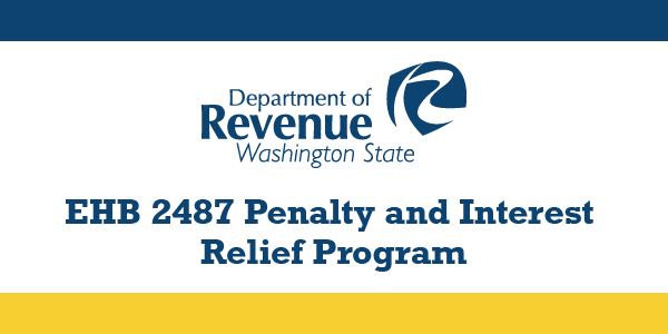 Department of Revenue Penalty and Interest Relief Program