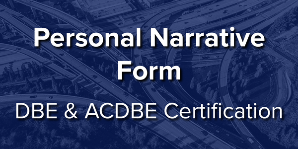 Personal Narrative Form