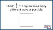 Partitioning a square into 4 pieces question