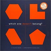 Cover of Which One Doesn't Belong? A Shapes Book