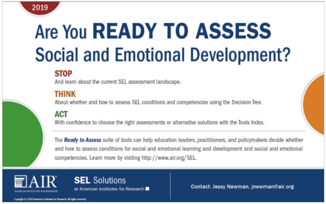 Are you ready to assess Social and Emotional Development