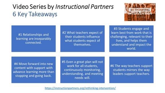 Instructional Partners 6 Key Takeaways