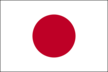 Japanese flag with border