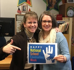 Kim and Megan celebrate National School Counseling Week 2019