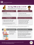 Serving Milk in the CACFP Handout