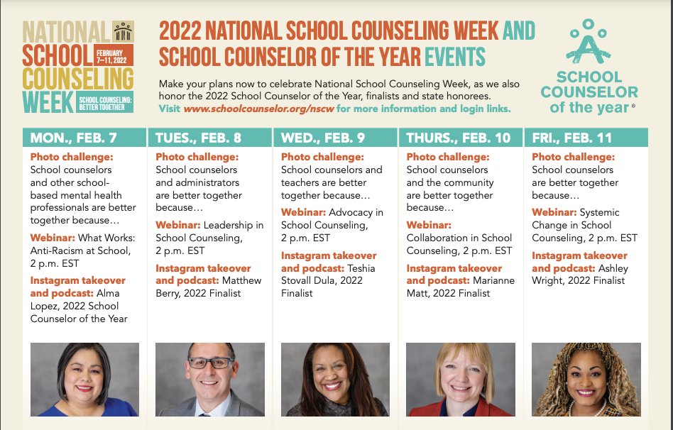 National School Counseling Week Activities