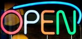 Open sign