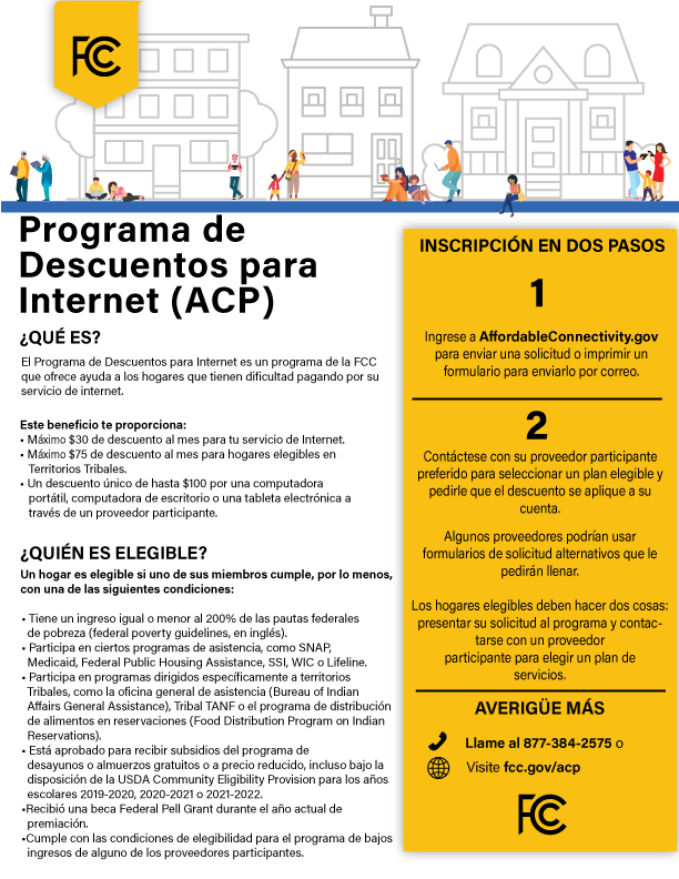 Affordable Connectivity Program Spanish 