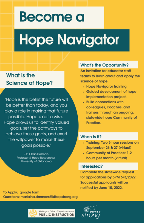 Become a Hope Navigator Flyer page one