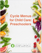 ICN Cycle Menu for Preschoolers Guide