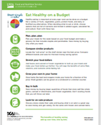 Eat Healthy on a Budget- MyPlate