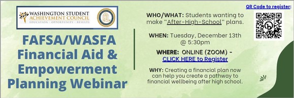 FAFSA WASFA Empowerment Planning Webinar