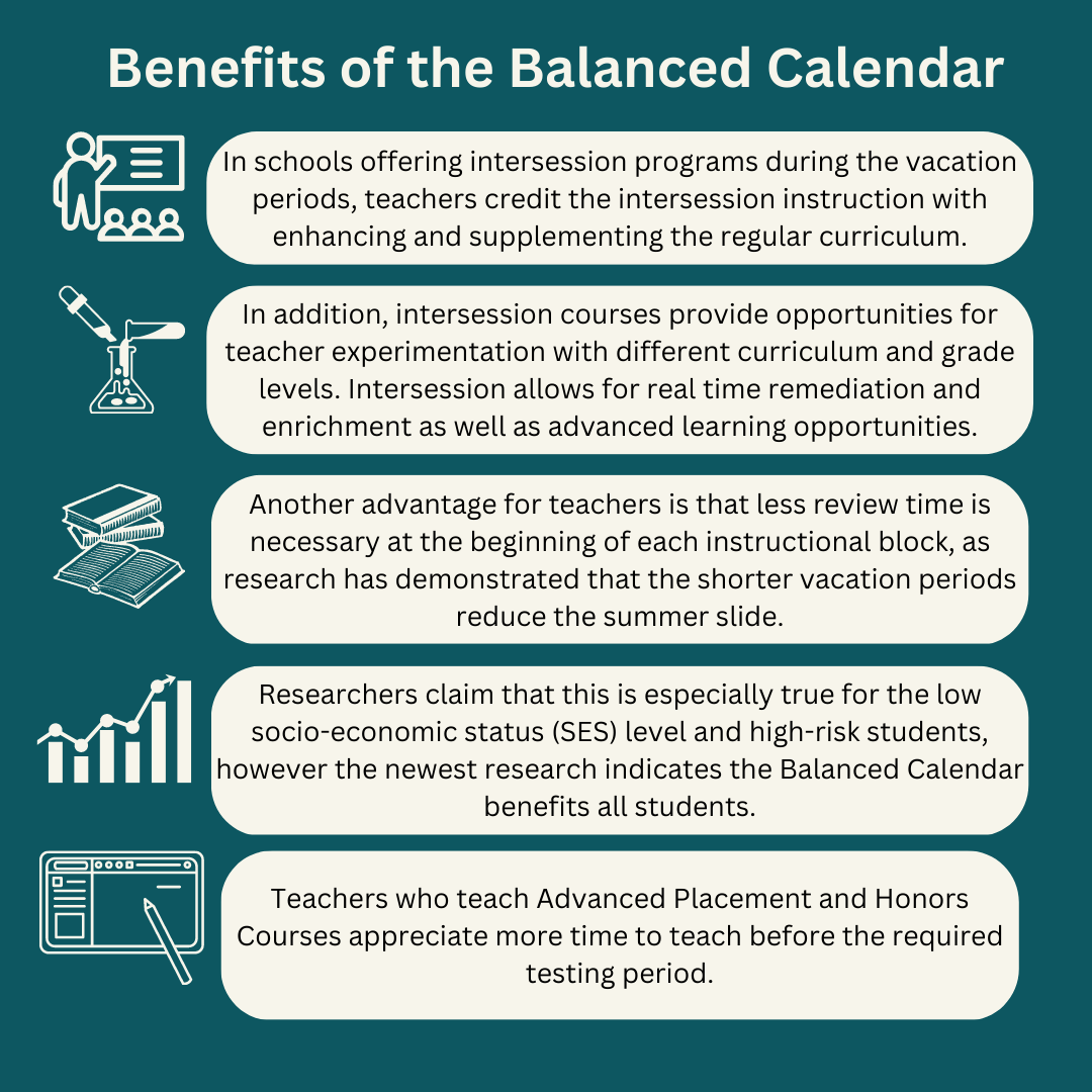 Benefits of the Balanced Calendar