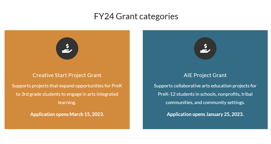 FY24 Grant Categories