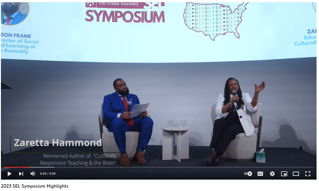 Urban Assembly SEL Symposium Highlights - YouTube