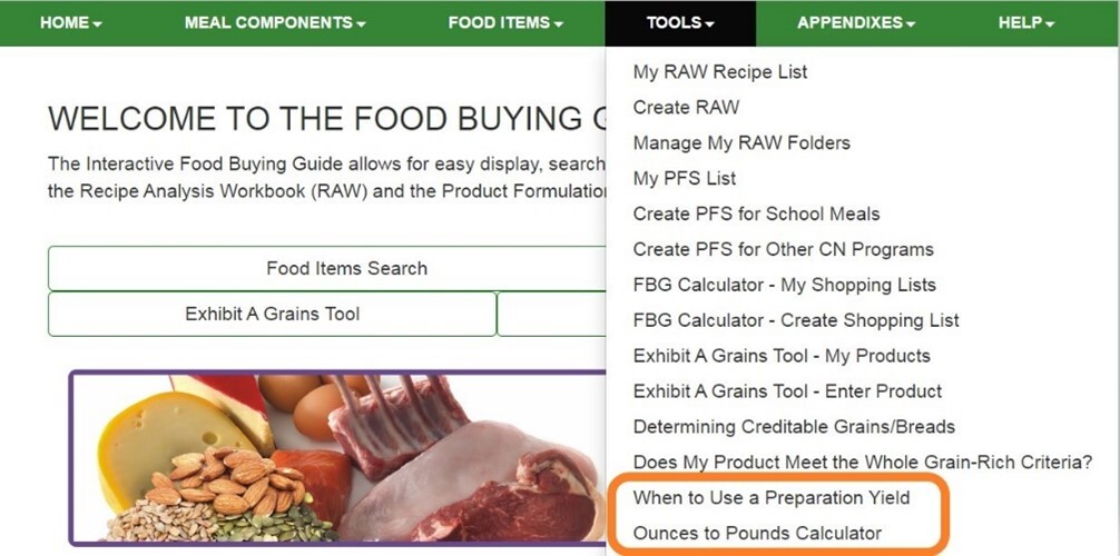 Food Buying Guide