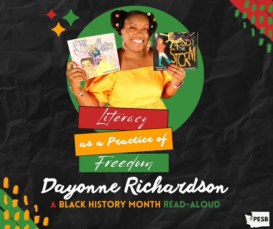 Dayonne Richardson Picture with Books
