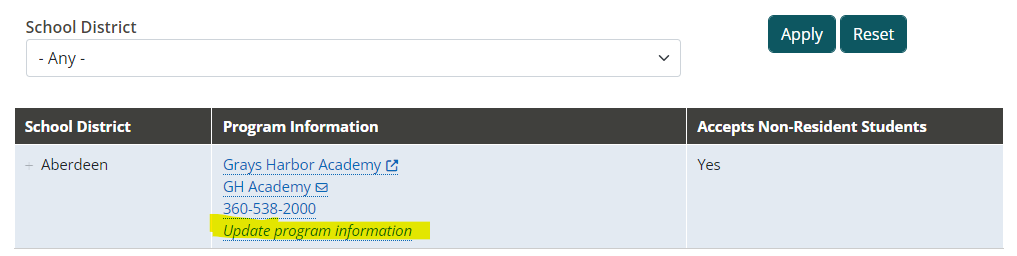 online school provider database image