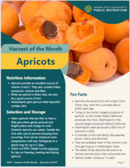 harvest of the month apricots