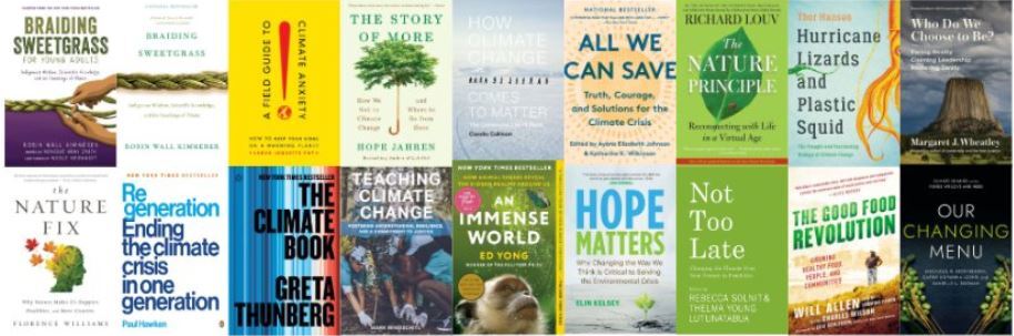 A picture of many books