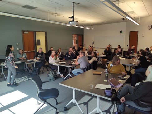 MLBC Fall Gathering demonstration in classroom