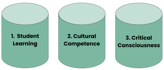 MBLC Pillars - 1. Student Learning. 2. Cultural Competence 3. Critical Consciousness