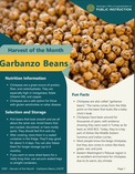 garbanzo beans fact sheet