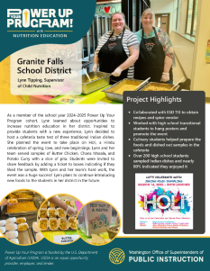 granite falls power up your program flyer