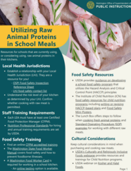 using raw animal protein