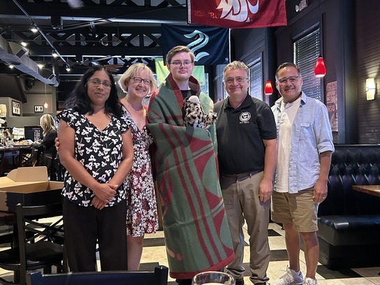 Alex Hendrickson Honored by State Board of Education Board members and staff