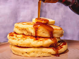 pancakes with syrup