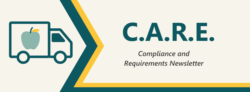 Food Distribution newsletter banner