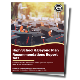 High School and Beyond Plan Recommendations Report