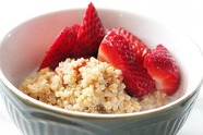 quinoa and strawberry
