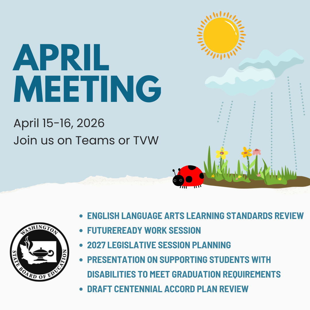 April 2026 meeting graphic. Join us April 15-16 via Teams